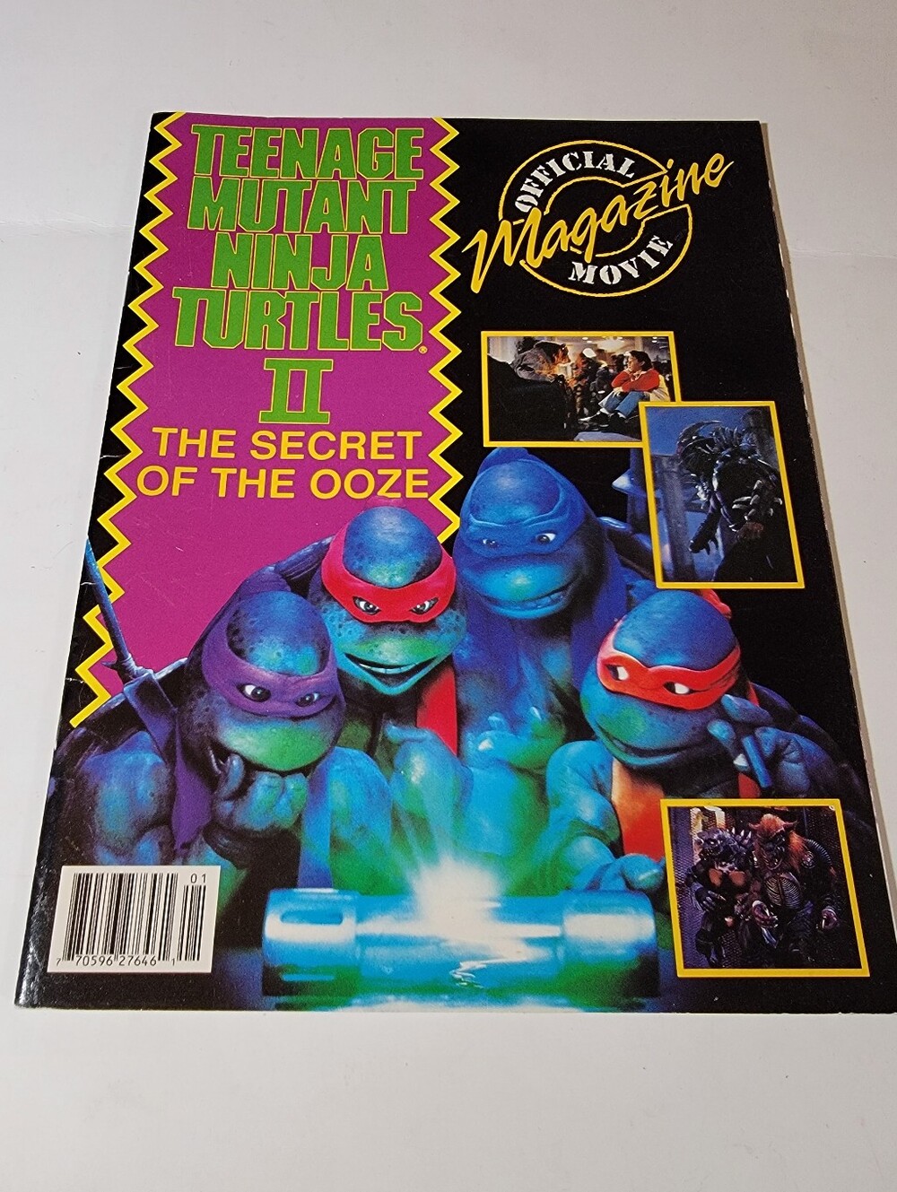 1991 TMNT II The Secret of the Ooze Official Movie Magazine